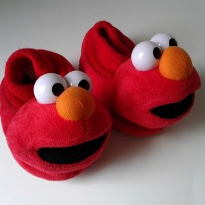 SESAME STREET ELMO Slippers Toddlers M 5-6